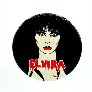 Elvira Mistress Of the Dark Button Pin Badge