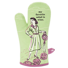 Load image into Gallery viewer, My Favourite Salad Is Wine Oven Mitt
