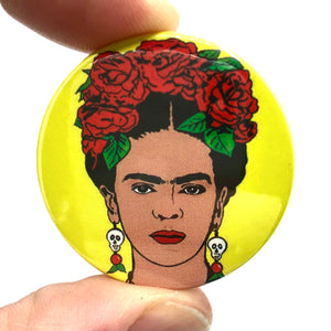 Frida Kahlo Button Pin Badge