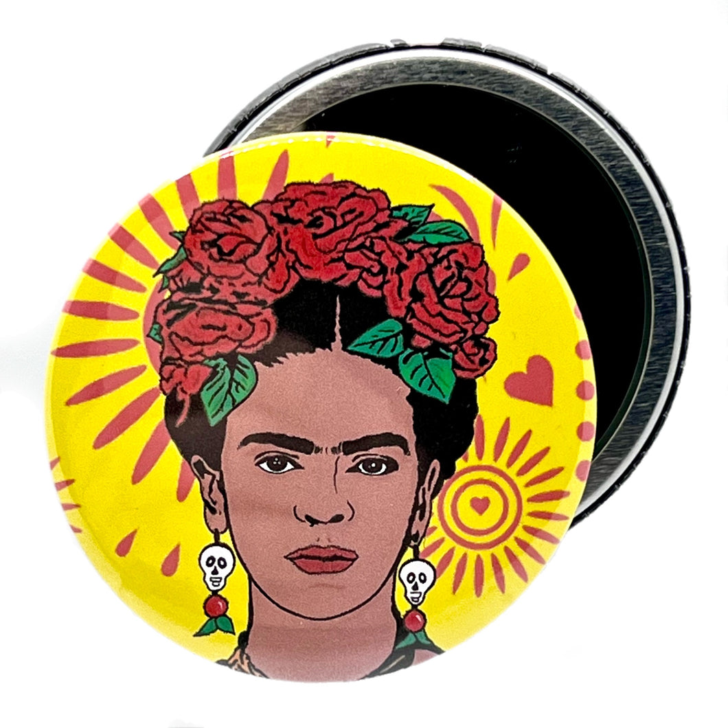Frida Kahlo Inspired Pocket Hand Mirror