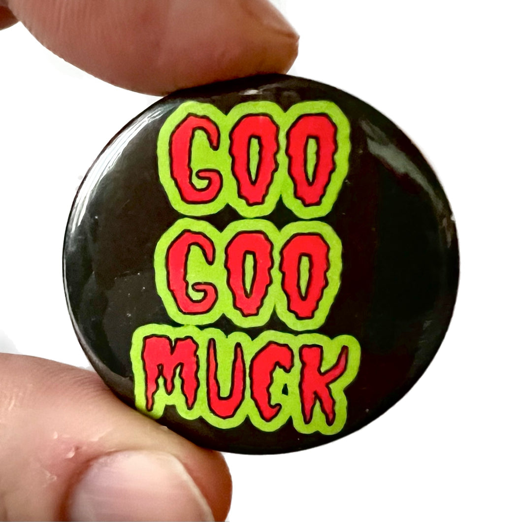 The Cramps Goo Goo Muck Inspired Button Pin Badge