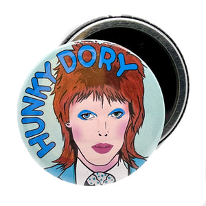 David Bowie Hunky Dory Inspired Pocket Hand Mirror