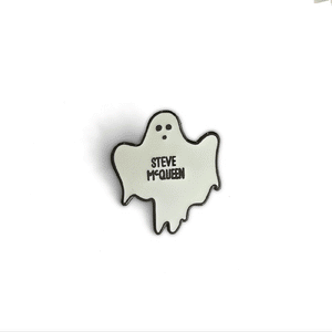 Steve McQueen Glow In the Dark Enamel Ghost Pin