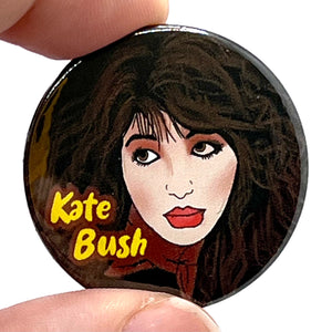 Kate Bush Inspired Button Pin Badge