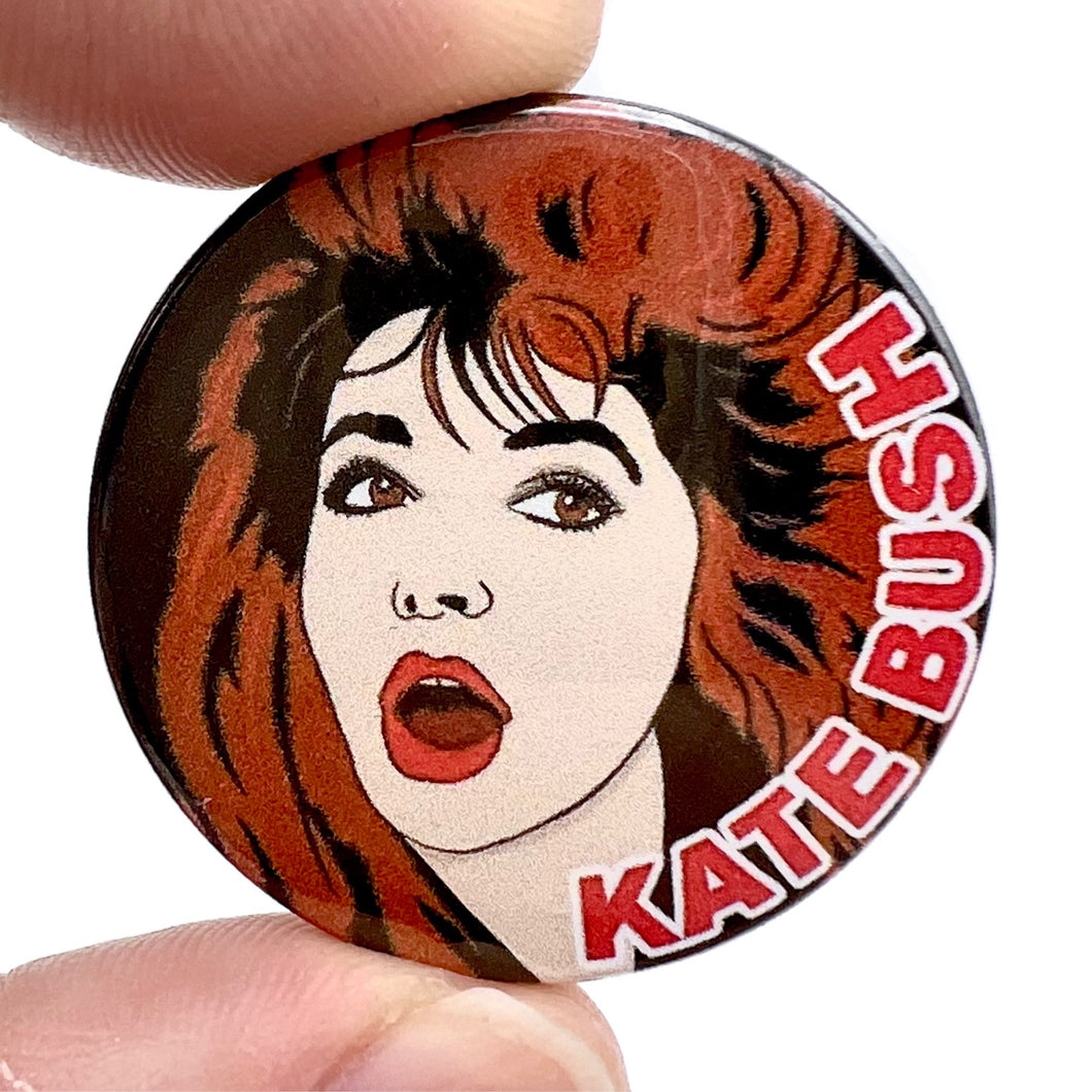 Kate Bush Button Pin Badge