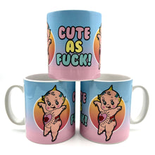 Load image into Gallery viewer, Cute As Fuck Kewpie Ceramic Mug
