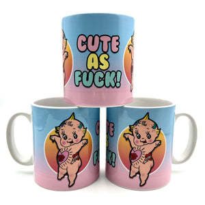 Cute As Fuck Kewpie Ceramic Mug
