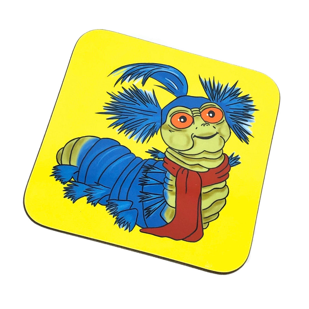 Labyrinth Inspired Worm Drinks Coaster