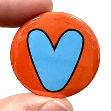 Load image into Gallery viewer, Letter V Button Pin Badge
