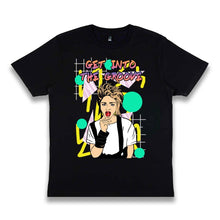 Load image into Gallery viewer, Get Into The Groove Black Cotton Unisex T-shirt
