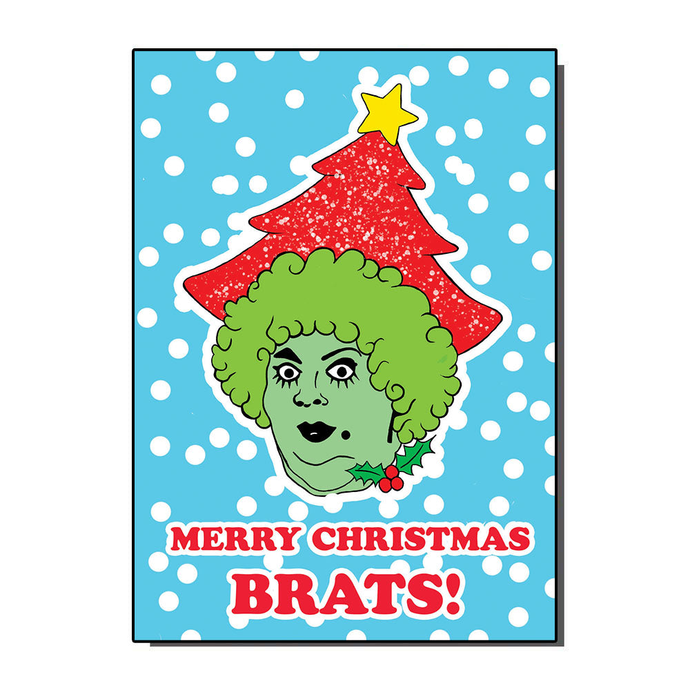 Grotbags Merry Christmas Brats! Christmas Card