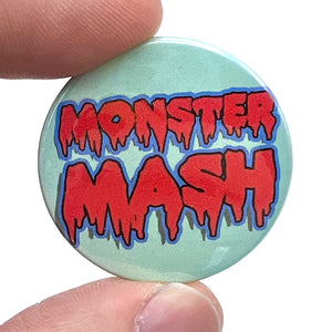 Monster Mash Inspired Button Pin Badge