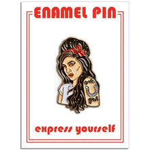 Load image into Gallery viewer, Amy Winehouse Enamel Pin Badge
