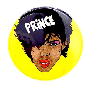 1980s Styleee Prince Button Pin Badge