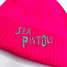 Load image into Gallery viewer, The Sex Pistols Neon Pink Beanie
