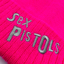 Load image into Gallery viewer, The Sex Pistols Neon Pink Beanie
