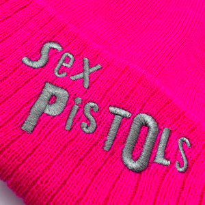 The Sex Pistols Neon Pink Beanie