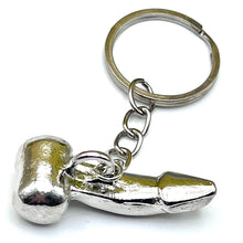 Load image into Gallery viewer, Shiny Cock Keyring
