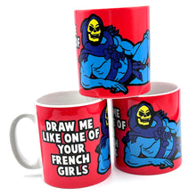 Load image into Gallery viewer, Draw Me Like One Of Your French Girls Sexy Skeleton Ceramic Mug
