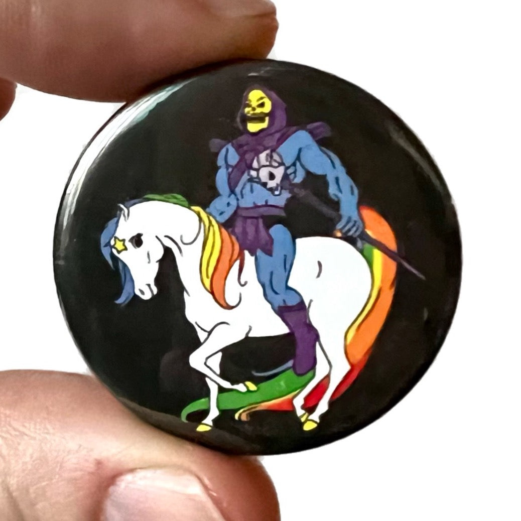 Starlite Skeletor Button Pin Badge