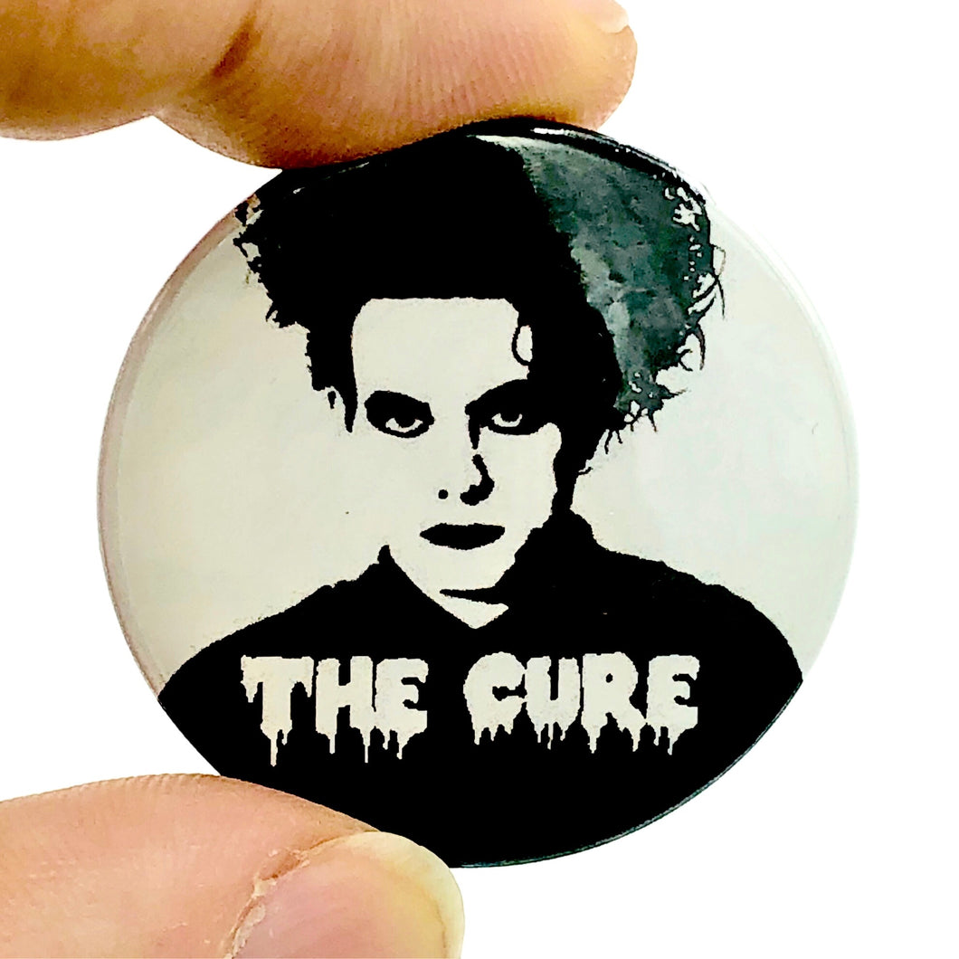 The Cure Robert Smith Button Pin Badge
