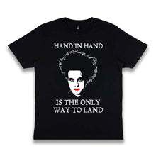 Load image into Gallery viewer, Hand In Hand Is The Only Way To Land Unisex T-shirt
