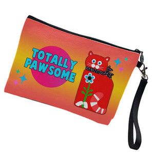 Totally Pawsome Cat Cosmetic bag