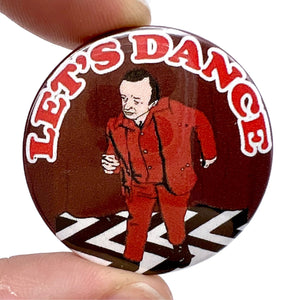 Twin Peaks Lets Dance Button Pin Badge