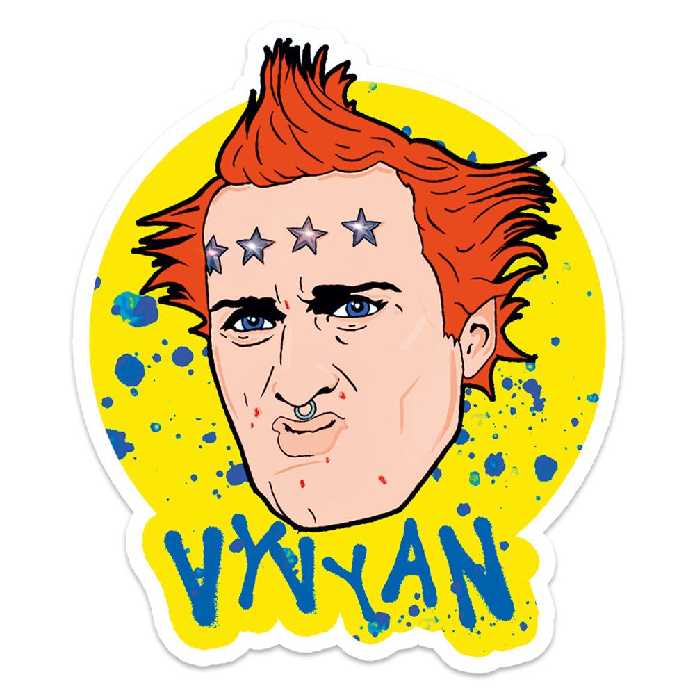 Vyvyan The Young Ones Vinyl Sticker