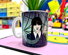 Load image into Gallery viewer, Wednesday &amp; Thing Inspired Ceramic Mug
