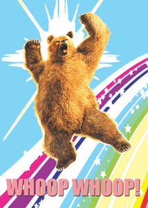 Whoop Whoop Big Gay Bear Card